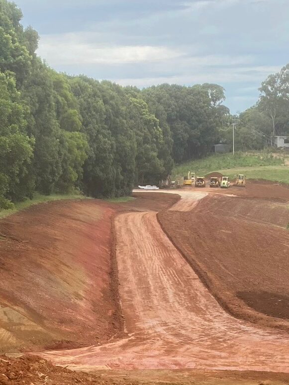 Bulk earthworks across the Vista Eureka sub-division